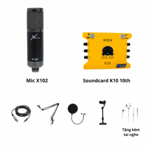 ộ Soundcard K10 (10th) và Mic X102