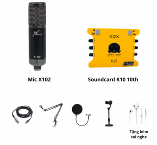 ộ Soundcard K10 (10th) và Mic X102