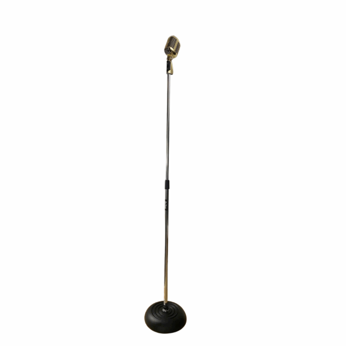 Chân mic Inox đế tròn và mic cổ điển tùy màu - Ảnh 4
