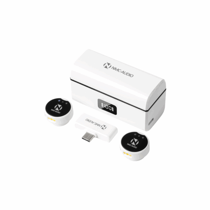 Micro Thu Âm Không Dây NMC-AUDIO NMC2812 - Trắng (PREMIUM) - Ảnh 2